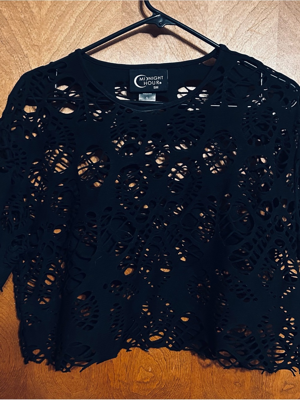 Black Cropped Top